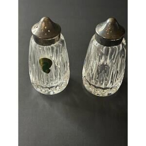 Waterford Vintage Crystal Salt and Pepper Shakers Set